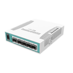 Mikrotik (CRS106-1C-5S) Desktop Smart Switch | 5x SFP cages, 1x Combo Port