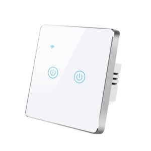 Tuya WiFi Smart Light Wall Touch Switch- 2 Gang