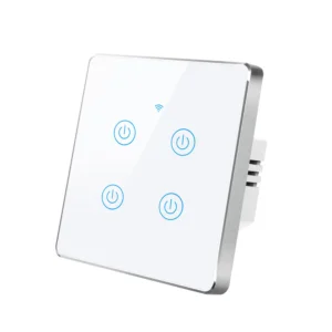 Tuya WiFi Smart Touch Light Switch - 4 Gang White