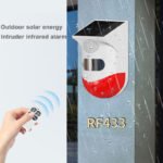 Wireless 433MHZ Solar Siren with PIR Motion Detector -120db