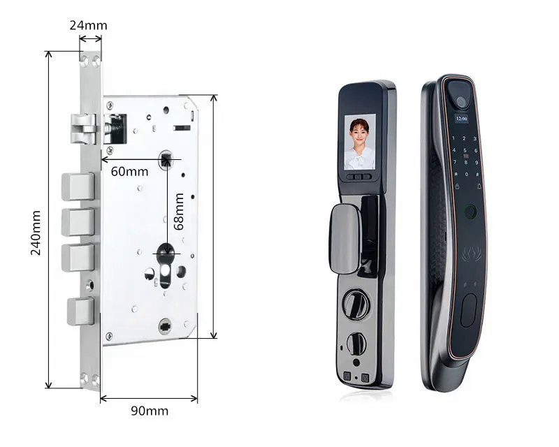 Tuya WiFi Advanced Smart Lock with Camera