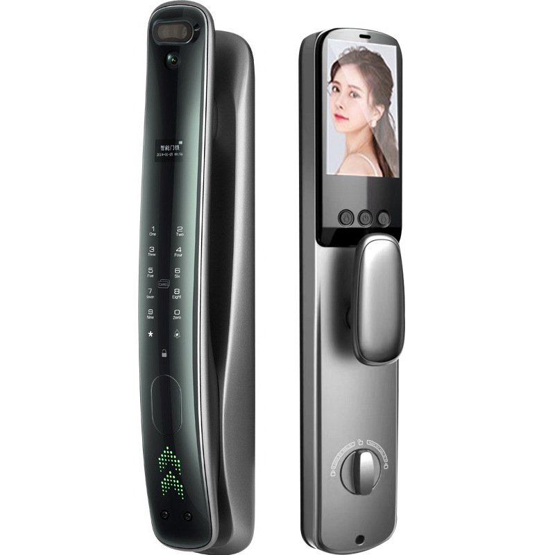 Tuya WiFi 3D Face Recognition Smart Door Lock- Fingerprint, Password. - Image 2